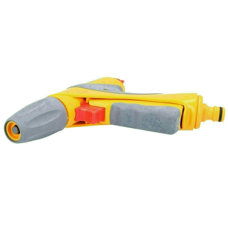 image 1 of Hozelock Jet Spray Plus Nozzle Garden Hose Pipe Water Gun 3 Function Cleaning