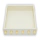 image 2 of Interiors by Premier Frida Studded Tray White