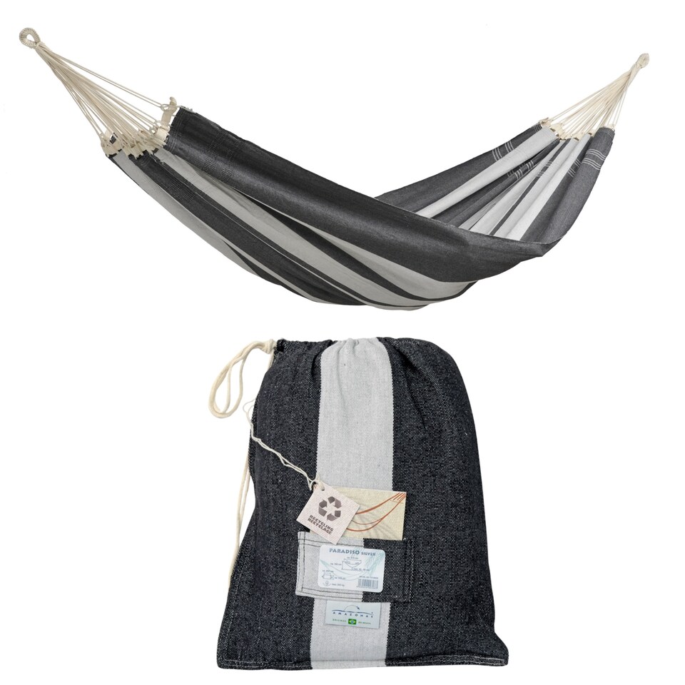image 1 of Amazonas XXL Family Garden Hammock – Paradiso Silver