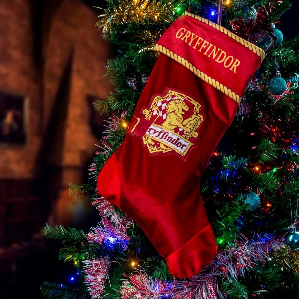 image 1 of Harry Potter Gryffindor Christmas Stocking - Red - One Size