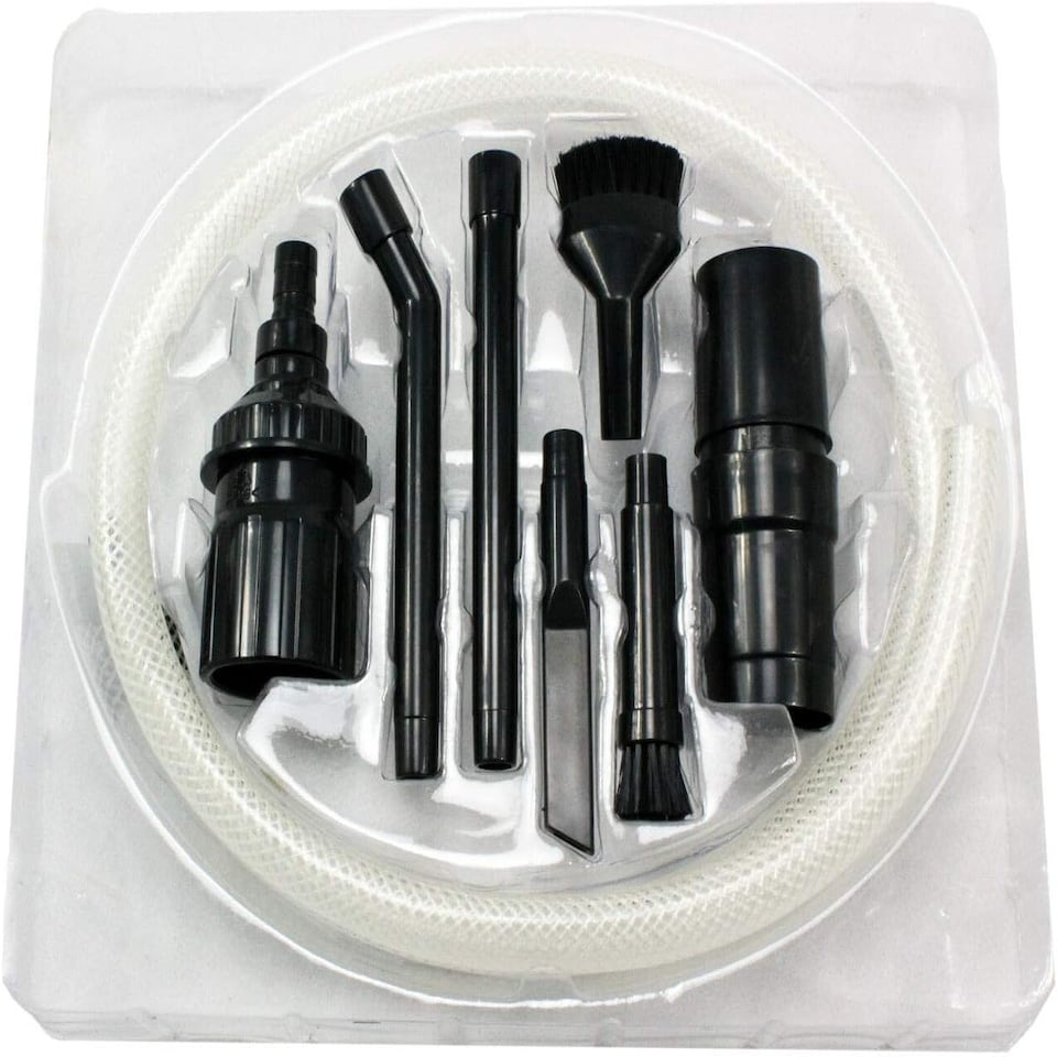 image 1 of SPARES2GO Universal Vacuum Micro Tool Kit Garage Workshop Dust Extractor Sander 30 - 38mm
