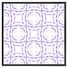 Purple brilliant boho (Picture Frame) Black | XS