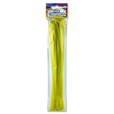 Pack of 25 Yellow Pipe Cleaners by Crafty Bitz