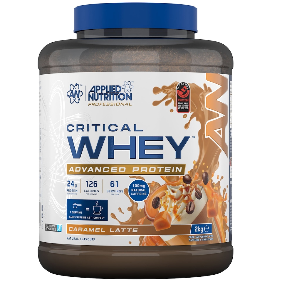 image 1 of Applied Nutrition Critical Whey Advanced Protein Powder - Caramel Latte - 61 Servings