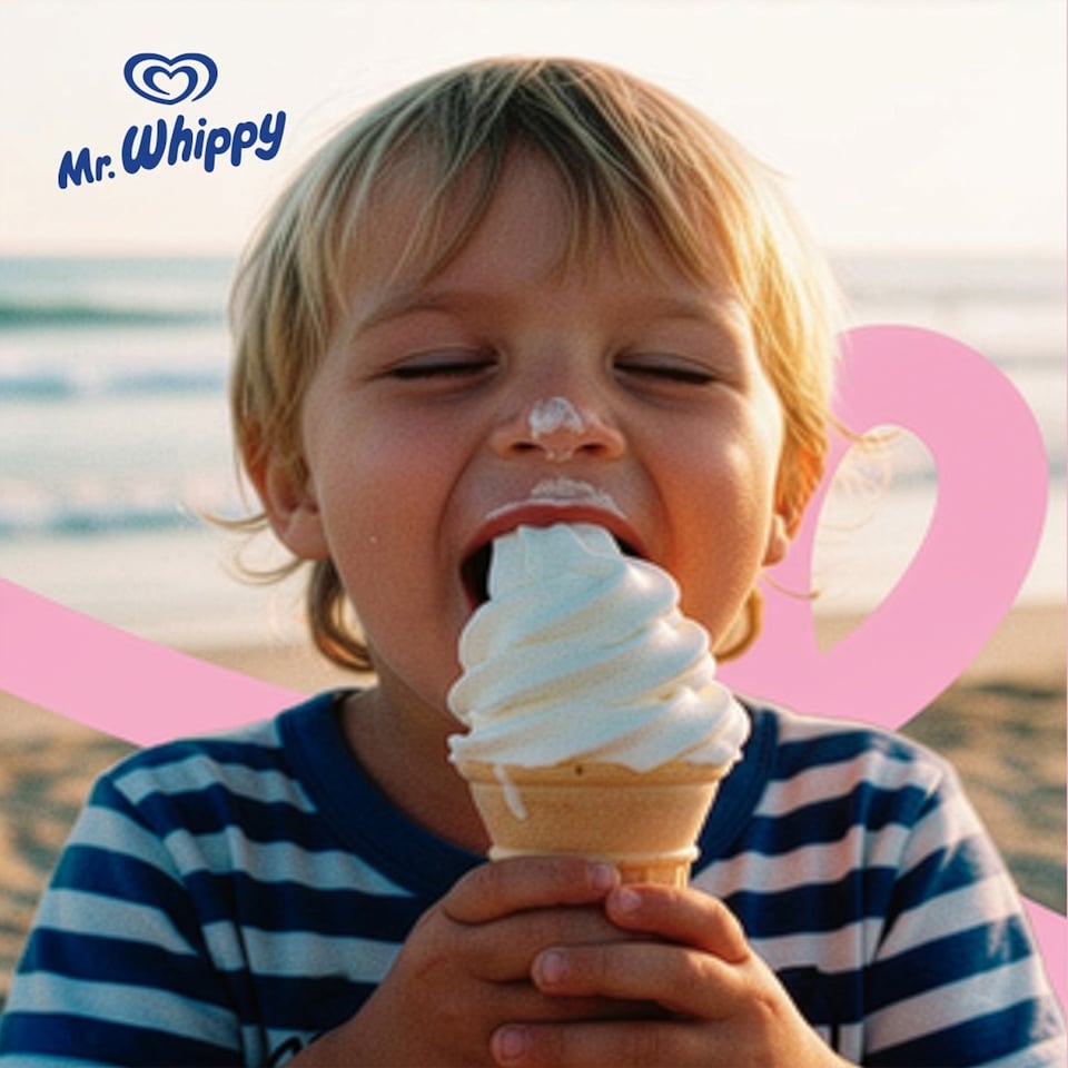 image 1 of Cooks Professional Digital Soft Serve Ice Cream Maker with 12 x 1L Mr Whippy Ice Cream Mix