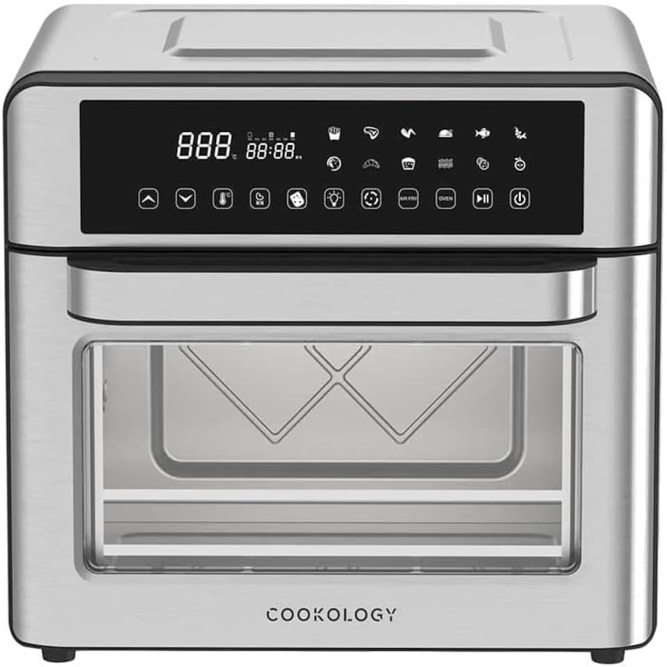 image 1 of Cookology 25L Air Fryer Oven with Touch Controls - CAF250DI Stainless Steel