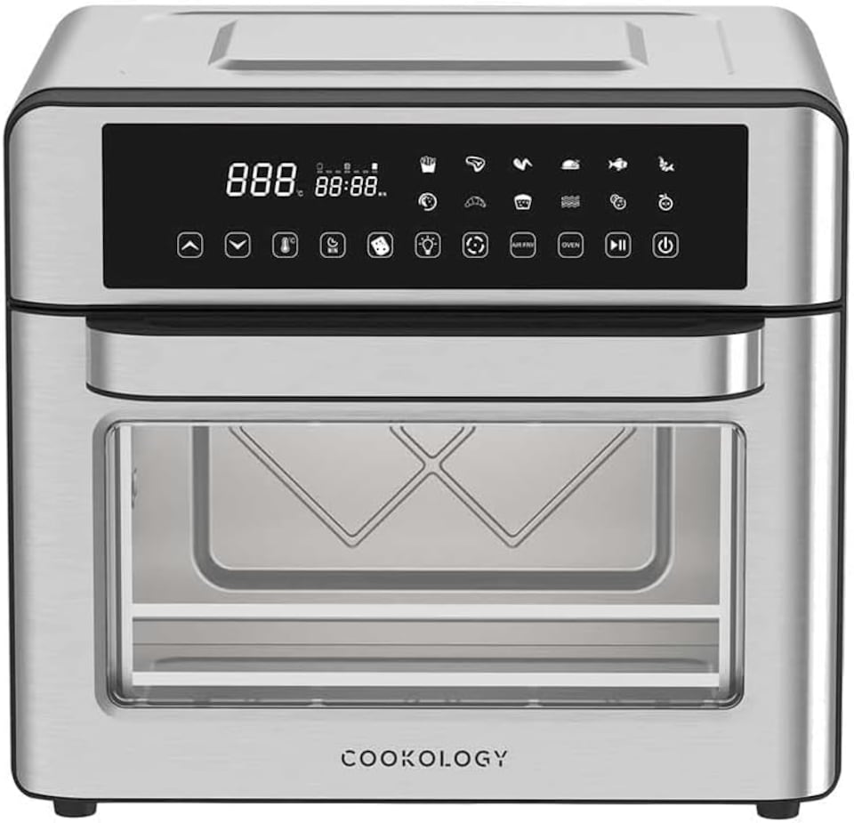 image 1 of Cookology 25L Air Fryer Oven with Touch Controls - CAF250DI Stainless Steel