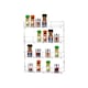 image 1 of Buckingham 4-Tier Spice Rack Cupboard Jar & Packet Organizer for Kitchen Storage 38.5 cm | Silver