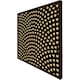 image 2 of Geometric glitter love hearts (Picutre Frame) Black | XS