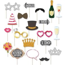 Wedding Photo Prop Accessories - Pack of 20