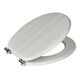 image 1 of Showerdrape Norfolk Soft Close White Oak Wooden Toilet Seat