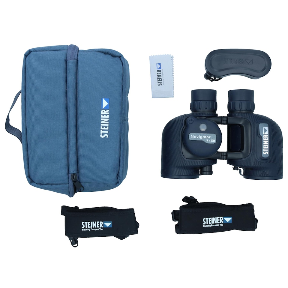 image 1 of Steiner Binoculars Navigator 7x50 Compass Marine Waterproof Rugged Auto-Focus