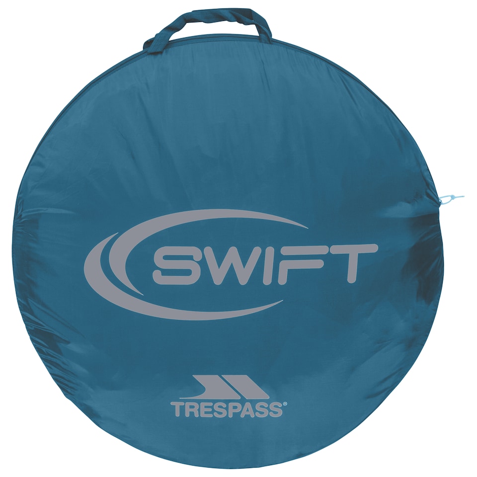 image 1 of Trespass Swift 2 Patterned Pop-Up Tent | Blue | Rich Teal | One Size | 1