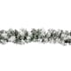 image 9 of 2.7m Green Snow Flocked Christmas Garland with 190 Tips