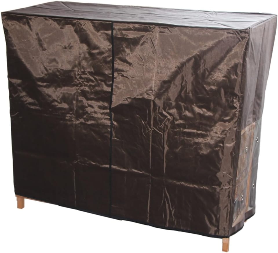 image 1 of Actiaspet Wooden Rabbit & Guinea Pig Hutches with Optional Waterproof Cover (Wood, Two Tier - 4ft + Cover)