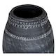 image 2 of Hill Interiors Etched Collection Tall Vase | Black | Black | 32cm x 25cm x 25cm | 1