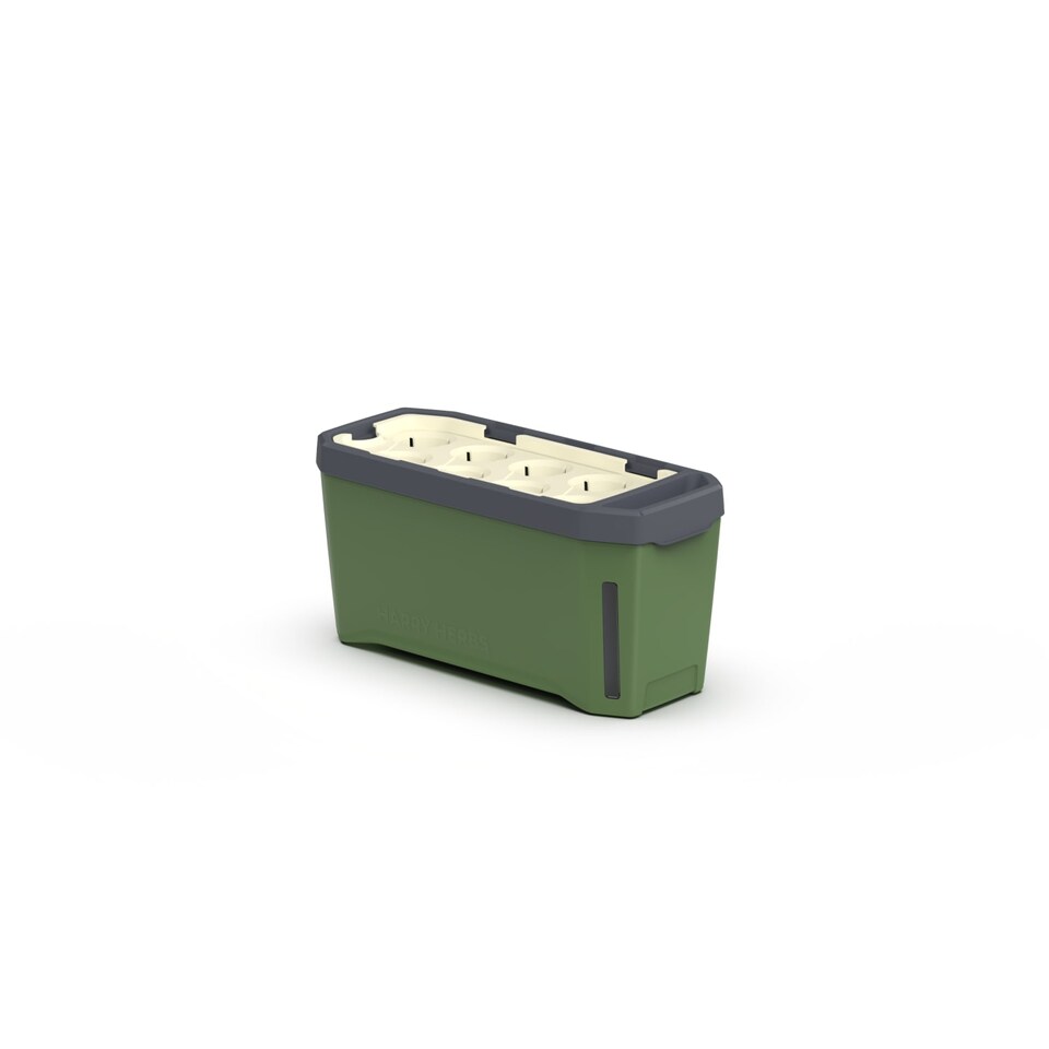 image 1 of Gusta Garden Harry Herbs 4-in-1 herb pot dark green - plant pot - self-watering system - 0.5L water reservoir & 5L soil capacity