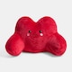 image 3 of OHS Harper the Heart Cuddle Cushion Novelty Reading Pillow