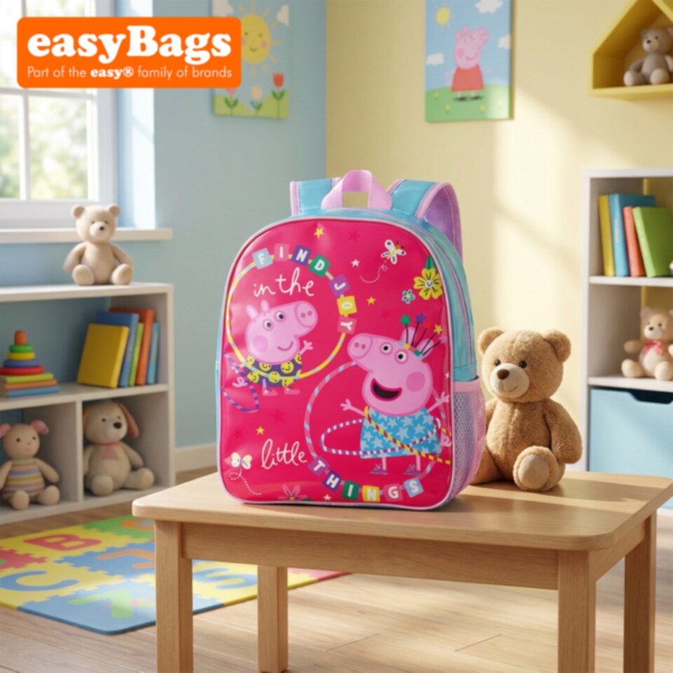 image 1 of Kids Toddlers Character Rucksack School Bag and Backpack Peppa