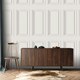 image 2 of The Design Library Dimension Wood Panel Wallpaper - Off White - 10m x 53cm White