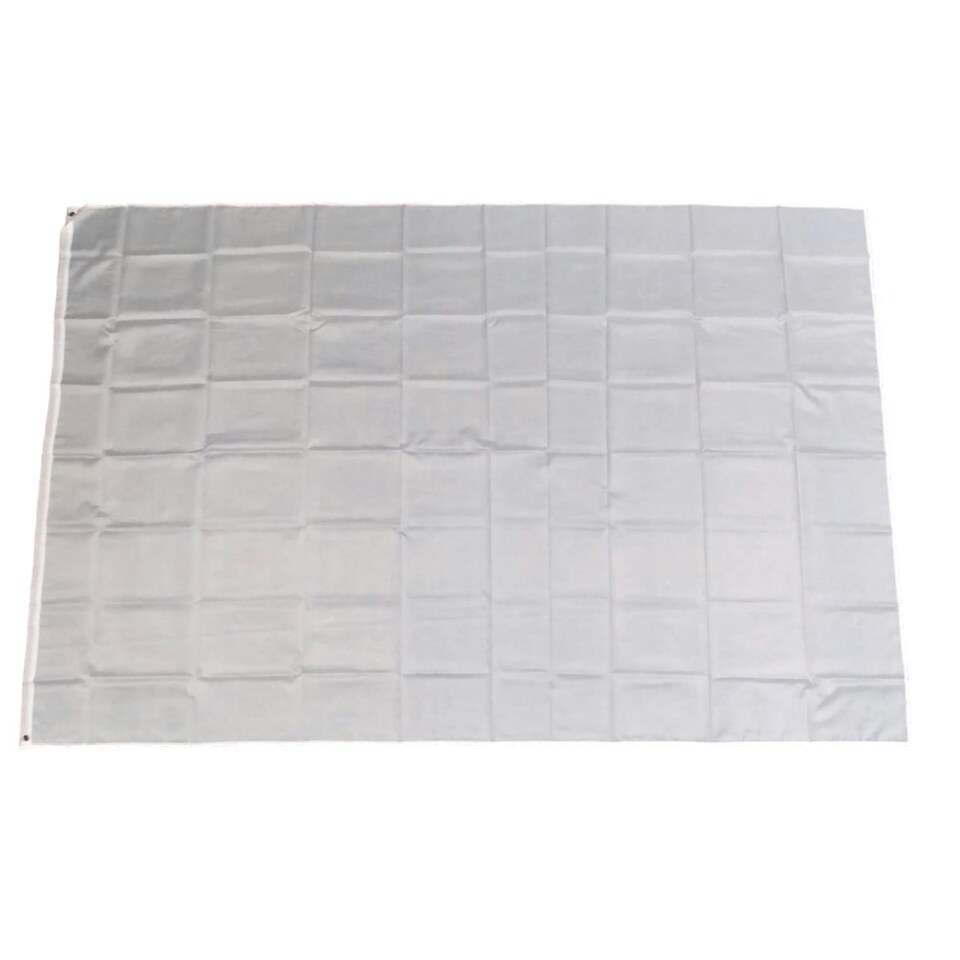image 1 of Plain White Flag 9ft x 6ft