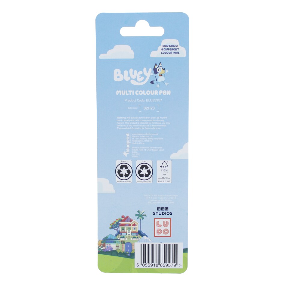 image 1 of Bluey Multi Colour Pen