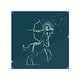 image 1 of Zodiac Sagittarius Dining Splash Back | White
