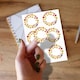 image 2 of Emoji Design Round Stickers 88mm - Sheet of 6