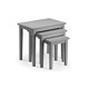 image 2 of Premium Lunar Grey Nest of Tables Grey