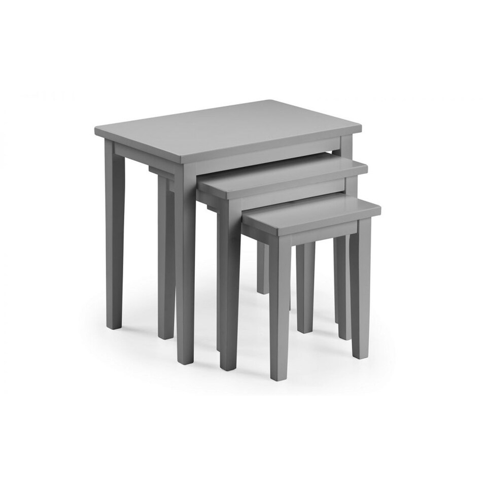 image 1 of Premium Lunar Grey Nest of Tables Grey