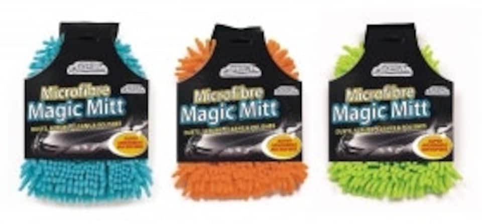 image 1 of 2-in-1 Microfibre Noodle Wash Mitt