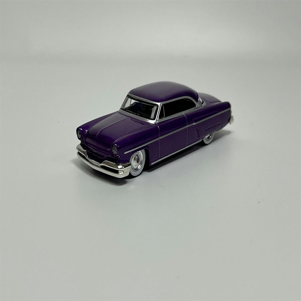 image 1 of Lincoln Capri Hot Rod 1954 Purple Metallic LHD 1:64 Scale MGT00757L