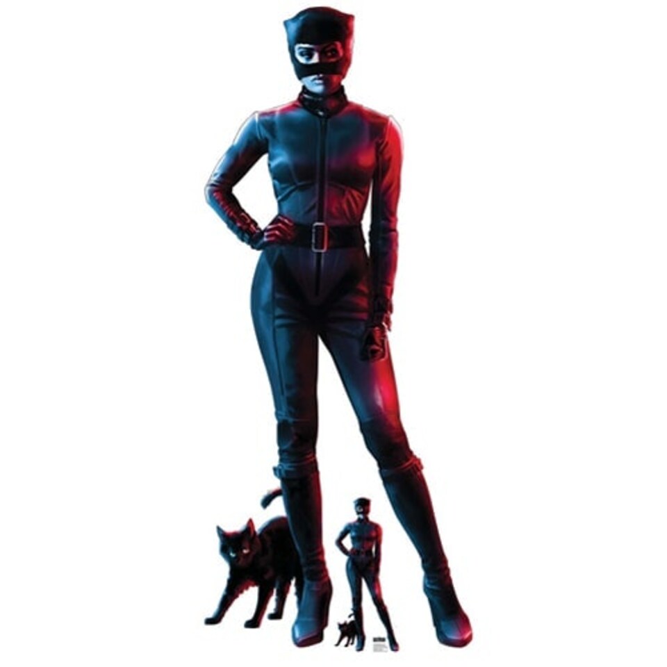 Catwoman Zoe Kravitz Red & Blue Lifesize Cardboard Cutout 169cm