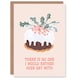 image 1 of Holly Cake No One I Would Rather Over Eat With For Her Woman Christmas Card