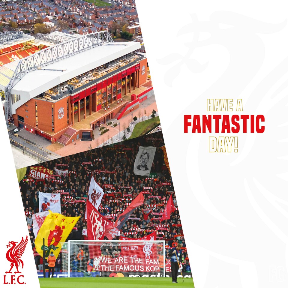 image 1 of Liverpool FC Personalise Birthday Card With Sticker Sheet