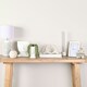 image 4 of Hestia Textured White Table Lamp White