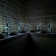 image 1 of 6pc 5m Christmas Green Tree Outdoor Path Lights with 15 White LEDs per Tree | Green | Green