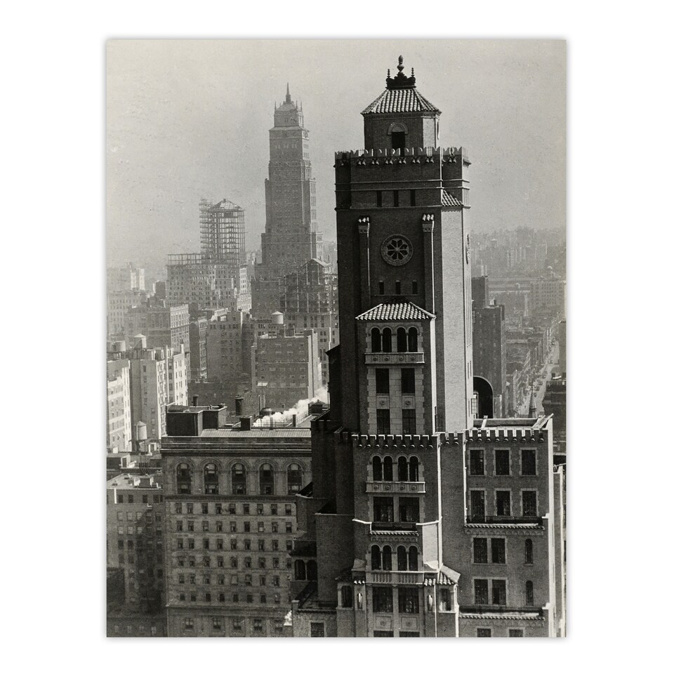 image 1 of New York City view Alfred Stieglitz Huge Wall Art Print 18X24 In