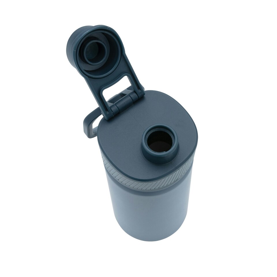 image 1 of XD Collection Stainless Steel Vacuum Insulated 550ml Bottle - Blue - One Size Blue | One Size