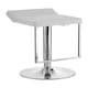 image 2 of Interiors by Premier Lago White Gas Lift Stool