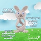 image 5 of Bobbie Bunny Baby Teether Toy Cappuccino Grey | Twist & Bounce Teething Toy