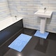 image 1 of Showerdrape Pinnacle Cobalt 2 Piece 100% Cotton Bath Mat Set | Multi | 1