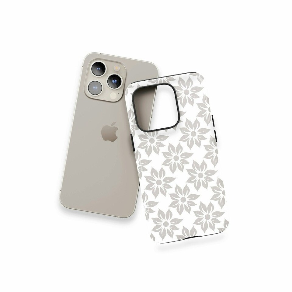image 1 of Neutral Bloom Phone Case | Grey | iPhone 16e
Slim | iPhone 16e
Slim