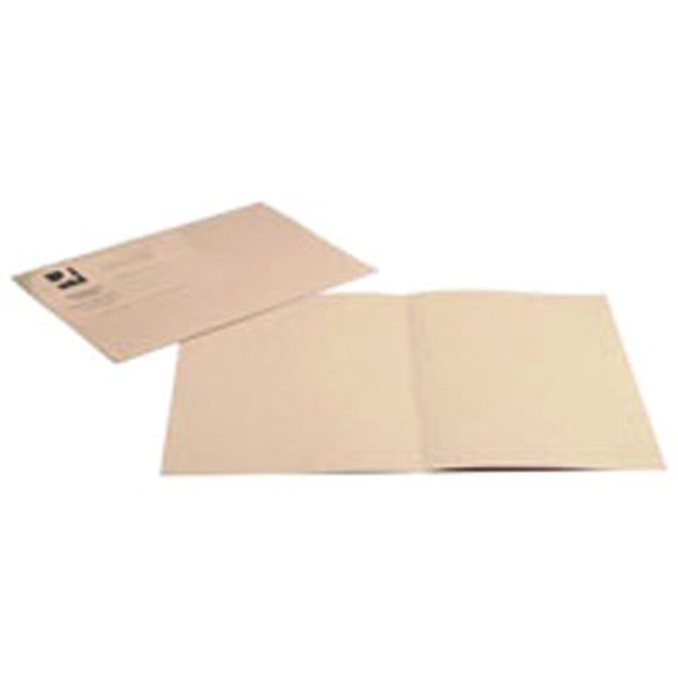 image 1 of Q-Connect Square Cut Folder Lightweight 180gsm Foolscap Buff (Pack of 100)