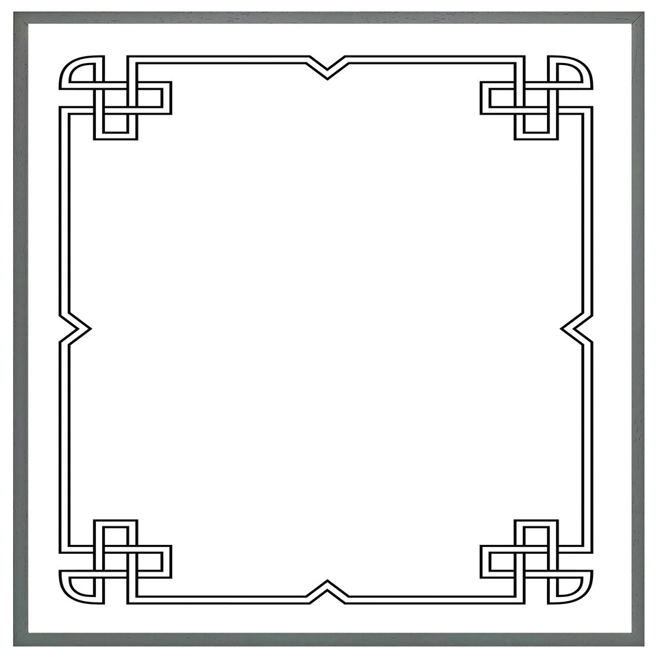 image 1 of Roman ornamental frame (Picture Frame) Black | XS