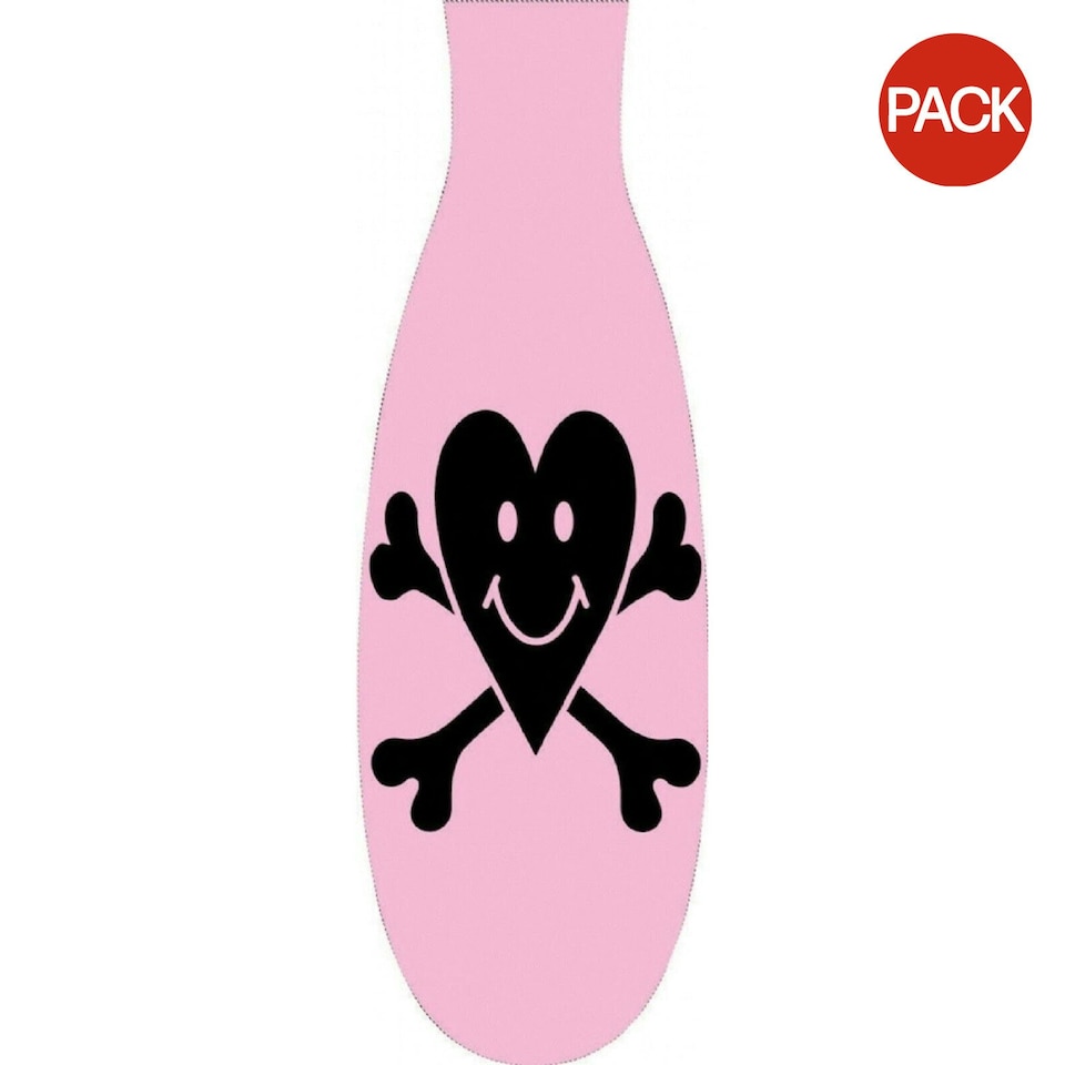 Henbrandt Latex Pirate Balloons (Pack of 10) - Pink/Black - One Size