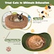 image 7 of COSTWAY 152cm Cat Tree Multi-level Large Cat Tower w/ Rope