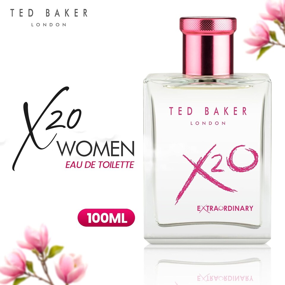 image 1 of Ted Baker X20 Extraordinary Her Eau de Toilette, Fruity Floral 100ml