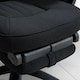 image 8 of Vinsetto Mesh Swivel Task Chair for Home Office Desk Recliner w/ Footrest Black