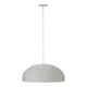 image 1 of Interiors by Premier Large White Dome Pendant Light